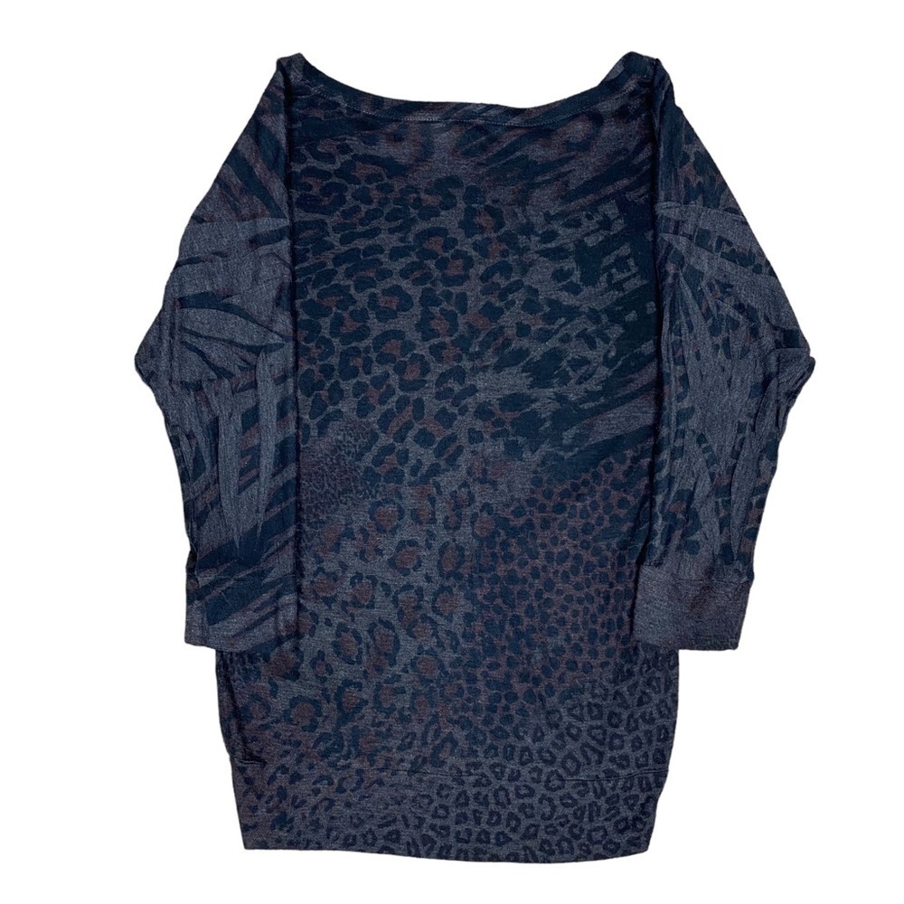Forever 21 Long Sleeve Cheetah Print Top - Picture 3 of 7